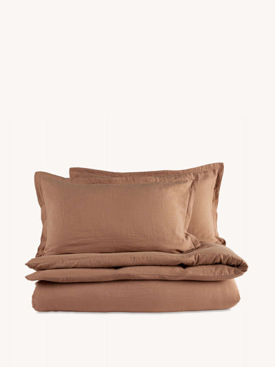 Christy Soft & Relaxed Organic Retreat duvet set at Collagerie