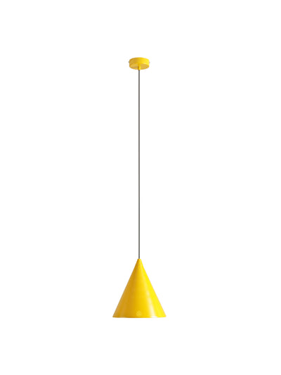 Dyke & Dean Form cone pendant shade light in mustard at Collagerie