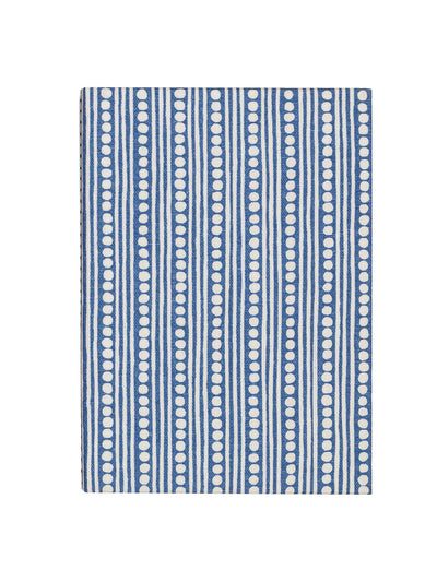 Wicklewood A5 fabric bound notebook wicklewood blue at Collagerie