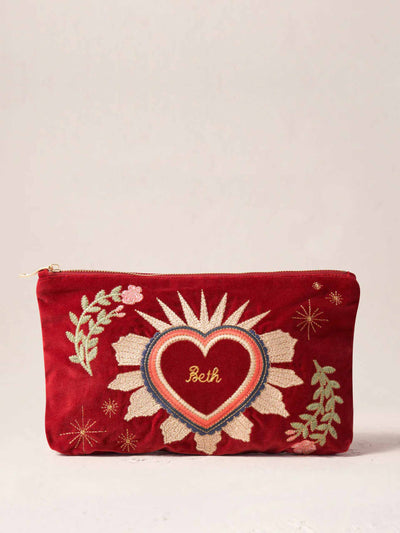 Elizabeth Scarlett Personalised pouch at Collagerie