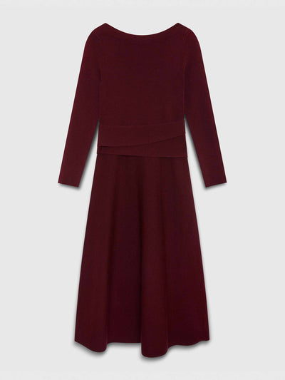 The Fold Merino knitted dress at Collagerie