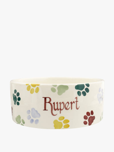 Emma Bridgewater Personalised polka paws large pet bowl at Collagerie