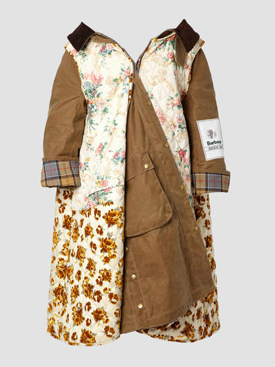 Erdem Barbour waxed cotton coat at Collagerie