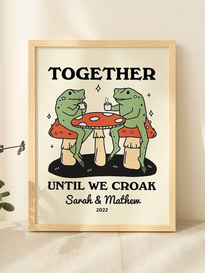 Kinder Planet Company Personalised couple print at Collagerie