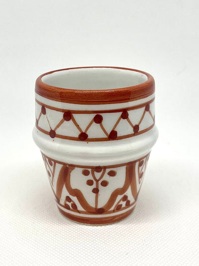 AtlaSouk Berber Moroccan patterned espresso cup at Collagerie