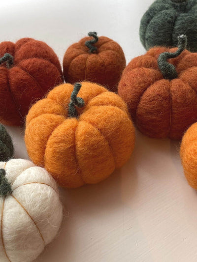 Etsy Large needle felt pumpkin at Collagerie