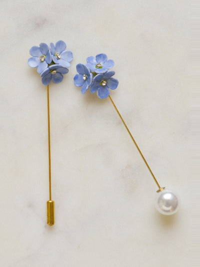 Etsy Forget Me Not brooch at Collagerie