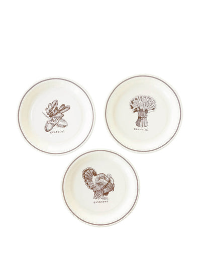 Etsy Thanksgiving paper plates (pack of 9) at Collagerie