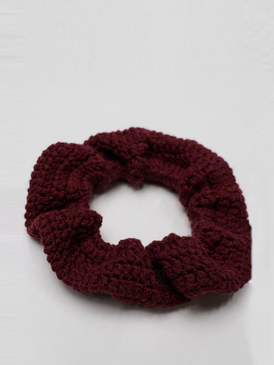 The Knotty Ones Ramunės: hellebore cotton scrunchie at Collagerie