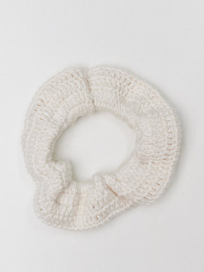 The Knotty Ones Ramunės: oat milk cotton scrunchie at Collagerie