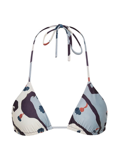 Faithfull Lole bikini top in mandraki floral at Collagerie