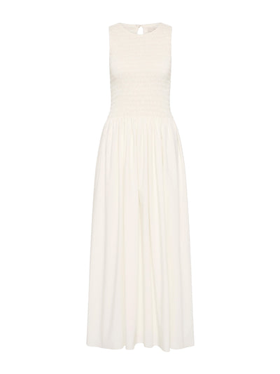 Faithfull Alena maxi dress in white at Collagerie