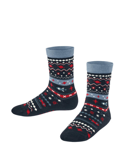 Falke Cosmos Fair Isle Kids Socks at Collagerie