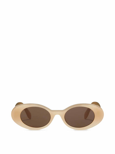 Palm Angels Gilroy oval-frame sunglasses at Collagerie