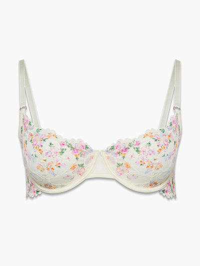 Savagex Savage not sorry unlined lace balconette bra at Collagerie