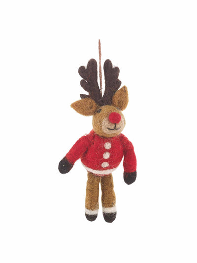 Felt So Good Rudolph in his Christmas jumper at Collagerie