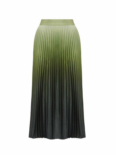 Forever New Evangeline satin pleated skirt at Collagerie