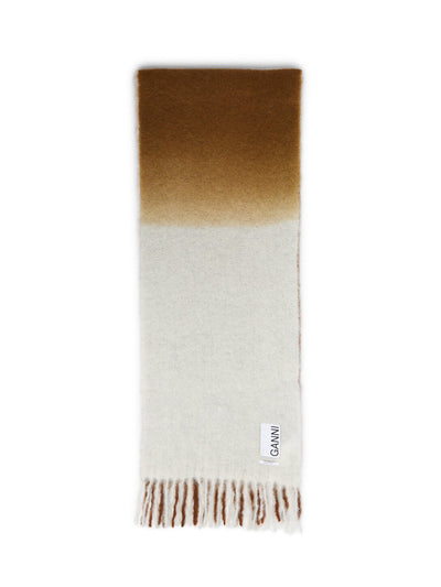 Ganni Mohair gradient scarf at Collagerie