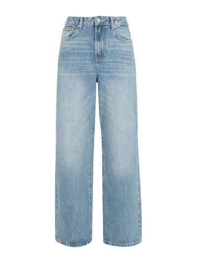 Mint Velvet Light indigo wide jeans at Collagerie