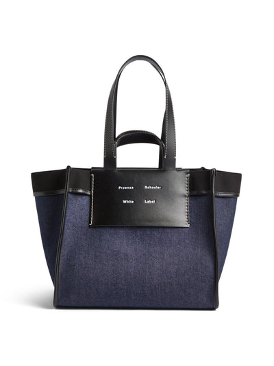 Proenza Schouler White Label Large Morris denim tote at Collagerie