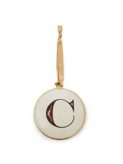 Tinker Tailor Enamel round letter c decoration at Collagerie