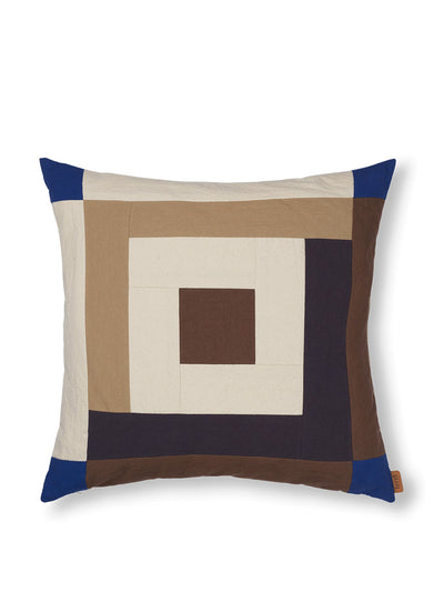 Ferm Living Border patchwork cushion at Collagerie