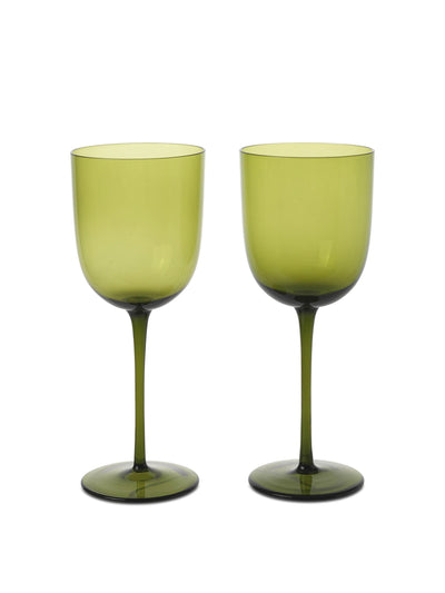 Ferm Living Host white wine glasses (set of 2) at Collagerie