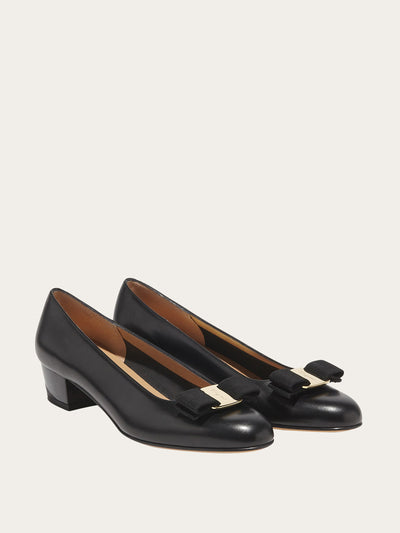 Ferragamo Vara Bow pump shoes at Collagerie