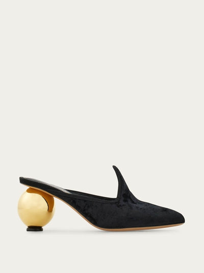 Ferragamo Spherical heel mules at Collagerie