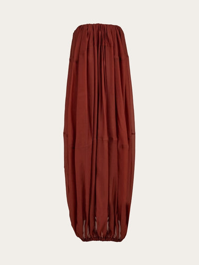 Ferragamo Voluminous bustier dress at Collagerie