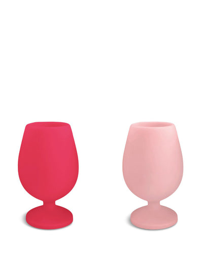 Porter Green Stemm unbreakable silicone wine glass at Collagerie