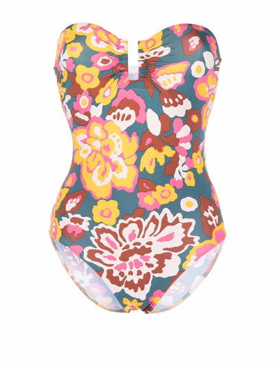 Eres Floral-print swimsuit at Collagerie