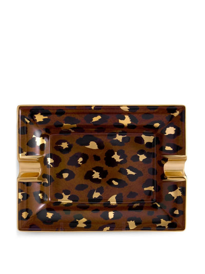 L'Objet Leopard-print ashtray at Collagerie