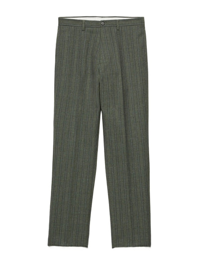 Prada Pinstripe wool trousers at Collagerie