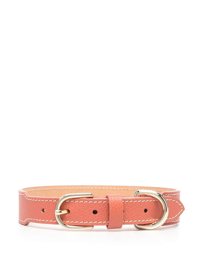 Sporty & Rich Leather pet collar at Collagerie