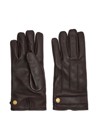 Tom Ford Leather cashmere-lining gloves at Collagerie