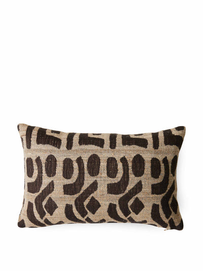 Hkliving Silk cushion rustic at Collagerie