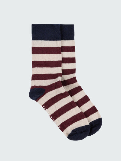 Finisterre Classic wool striped sock at Collagerie