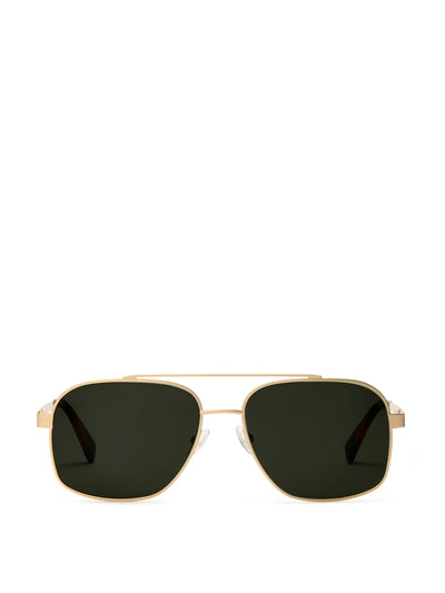 Finlay Enismore gold aviator sunglasses at Collagerie