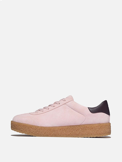 Fitflop Rally T-toe suede crepe sneakers at Collagerie