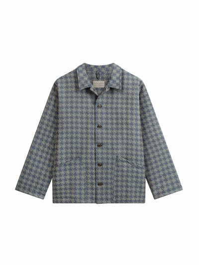 Flora Soames Norfolk work jacket sea blue at Collagerie