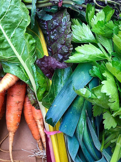 Flourish Farm Shop Flourish veg box at Collagerie