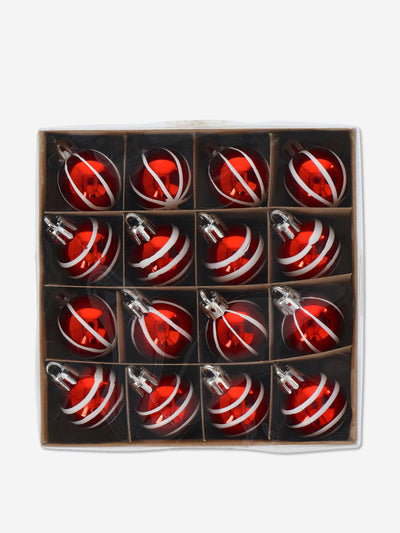 Flying Tiger Christmas baubles (set of 16) at Collagerie