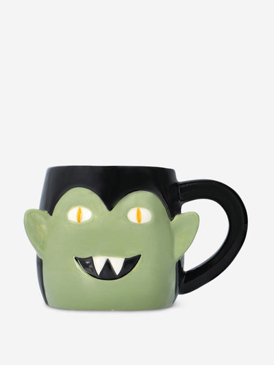 Flying Tiger Dracula mug in black and green at Collagerie