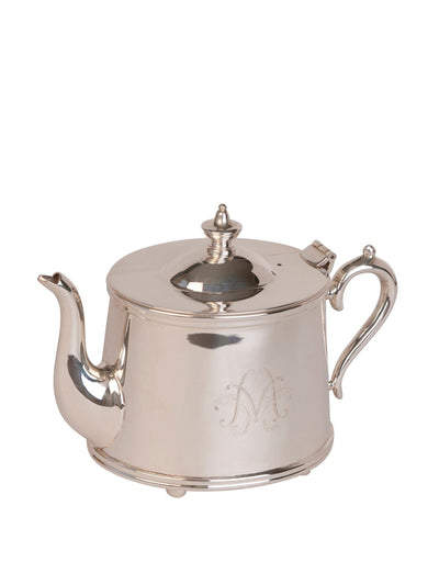 Fortnum & Mason Silver-plated monogram teapot at Collagerie