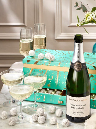 Fortnum & Mason The Personalised Champagne & Chocolate Gift Box at Collagerie