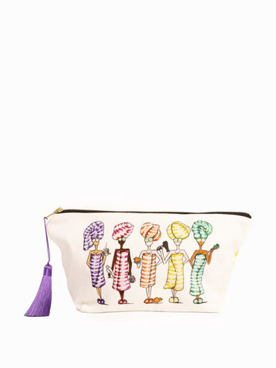 Fortnum & Mason Charlotte Posner Spa Girls canvas wash bag at Collagerie