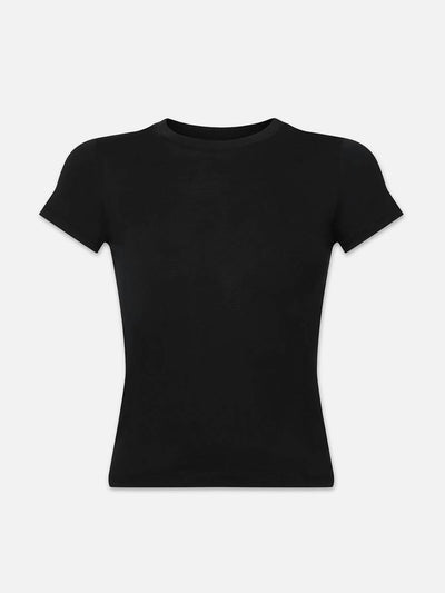 Frame Baby Tee in black at Collagerie