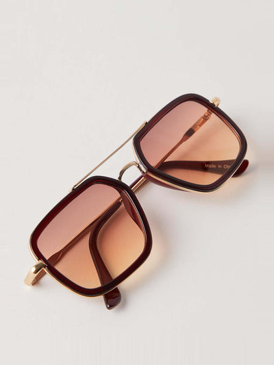 Free People Luna classic aviator sunglasses at Collagerie