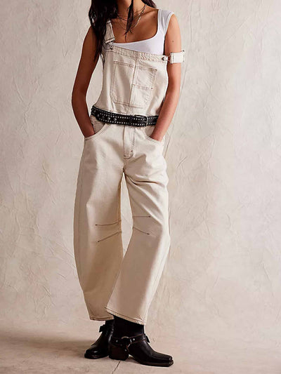 Free People We the free good luck barrel overalls at Collagerie